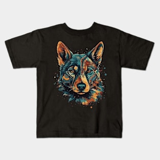 Colorful dog Kids T-Shirt